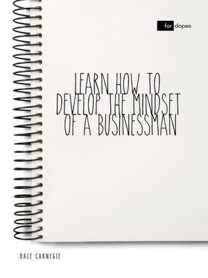 cover image of Learn How to Develop the Mindset of a Businessman